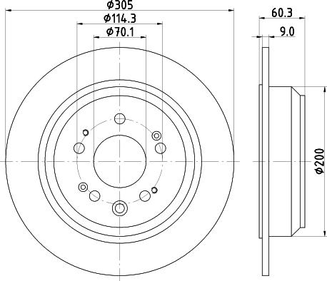 DON PCD13272 - Тормозной диск autospares.lv