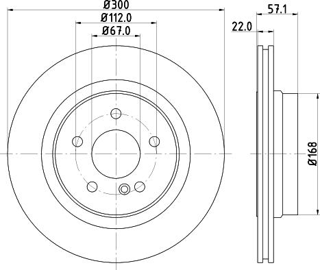 DON PCD12442 - Тормозной диск autospares.lv