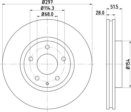 DON PCD12282 - Тормозной диск autospares.lv