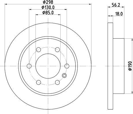 DON PCD17532 - Тормозной диск autospares.lv