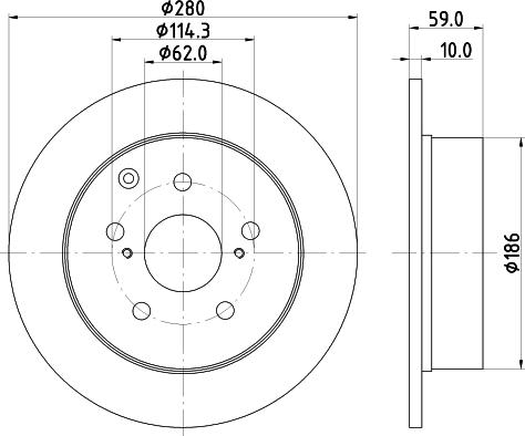 DON PCD20942 - Тормозной диск autospares.lv