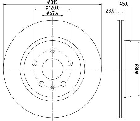 DON PCD20052 - Тормозной диск autospares.lv