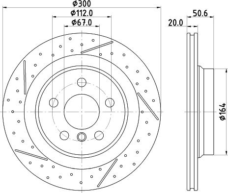 DON PCD20122 - Тормозной диск autospares.lv