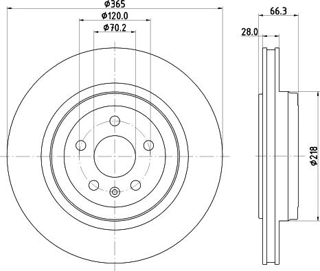 DON PCD20291 - Тормозной диск autospares.lv