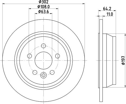 DON PCD21482 - Тормозной диск autospares.lv