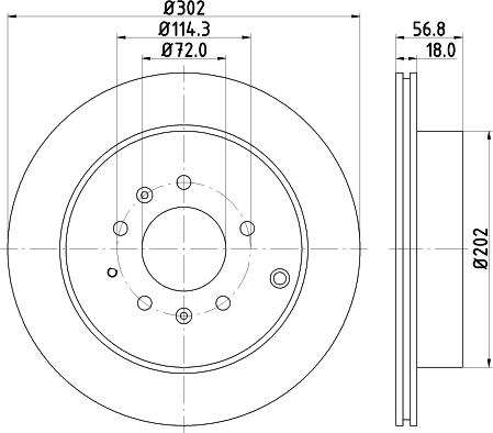 DON PCD21652 - Тормозной диск autospares.lv