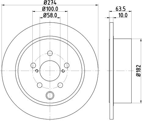 DON PCD21612 - Тормозной диск autospares.lv