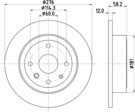 DON PCD21672 - Тормозной диск autospares.lv