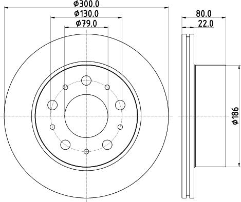 DON PCD21872 - Тормозной диск autospares.lv