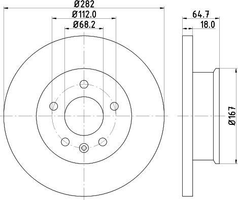 DON PCD21392 - Тормозной диск autospares.lv