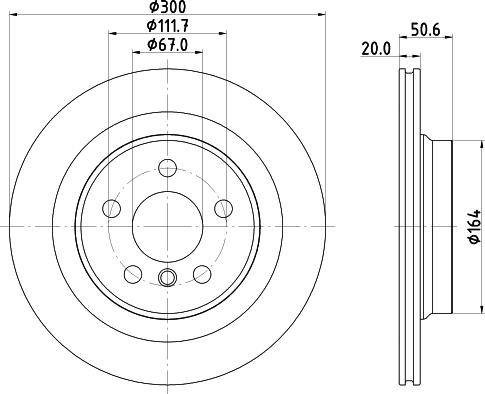 DON PCD23222 - Тормозной диск autospares.lv