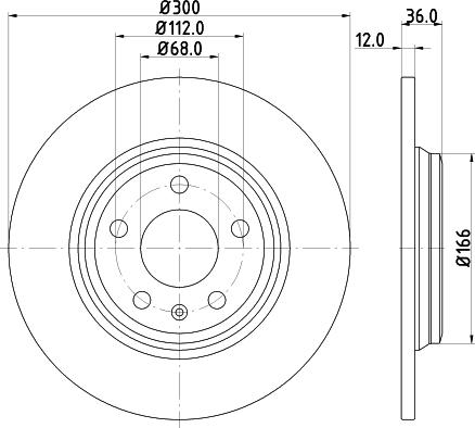 DON PCD22922 - Тормозной диск autospares.lv