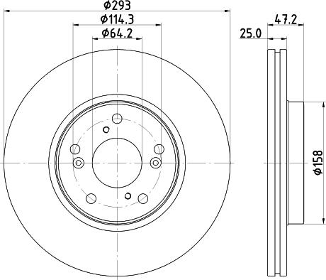 DON PCD22622 - Тормозной диск autospares.lv