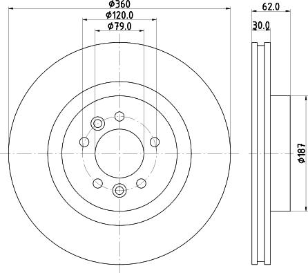 DON PCD22671 - Тормозной диск autospares.lv