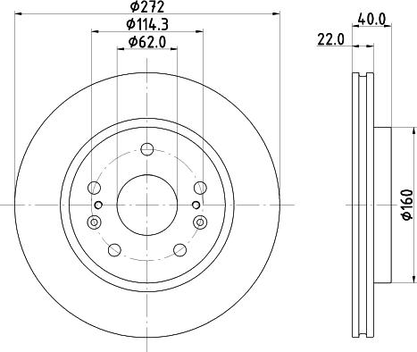 DON PCD22282 - Тормозной диск autospares.lv