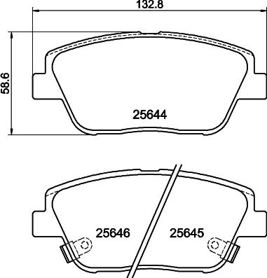 DON PCP1993 - Тормозные колодки, дисковые, комплект autospares.lv