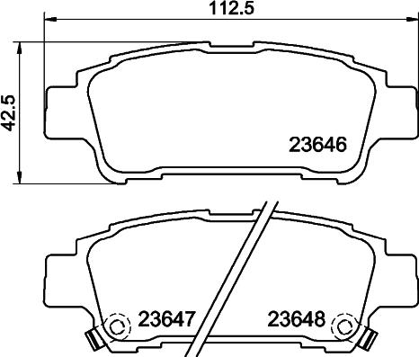 DON PCP1940 - Тормозные колодки, дисковые, комплект autospares.lv