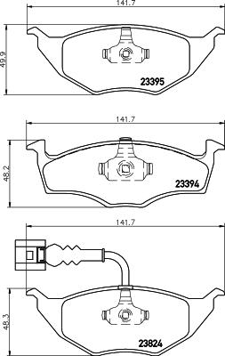 DON PCP1930 - Тормозные колодки, дисковые, комплект autospares.lv