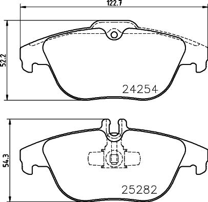 DON PCP1459 - Тормозные колодки, дисковые, комплект autospares.lv