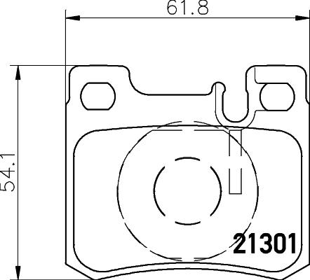 DON PCP1456 - Тормозные колодки, дисковые, комплект autospares.lv