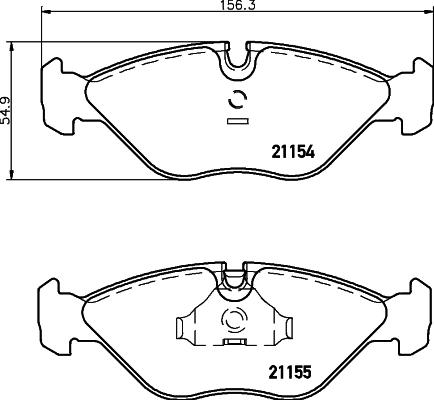 DON PCP1465 - Тормозные колодки, дисковые, комплект autospares.lv