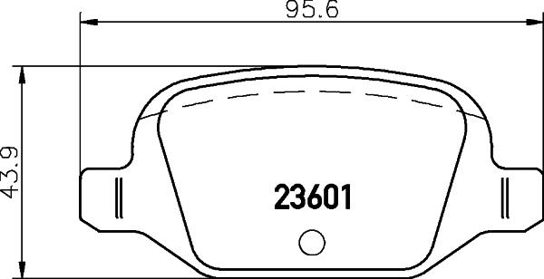 DON PCP1489 - Тормозные колодки, дисковые, комплект autospares.lv