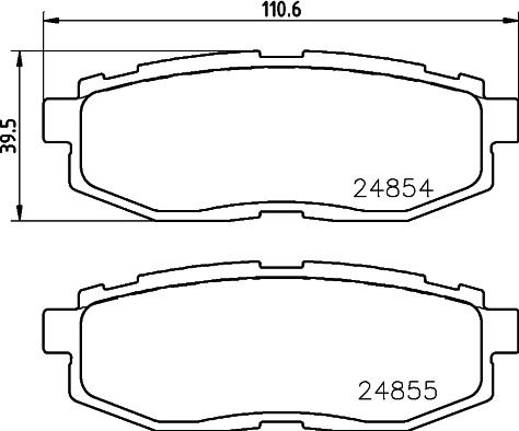 Textar TX0884 - Тормозные колодки, дисковые, комплект autospares.lv