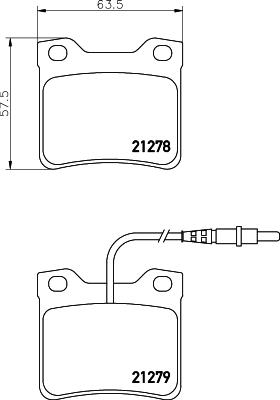 DON PCP1541 - Тормозные колодки, дисковые, комплект autospares.lv