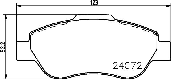 DON PCP1556 - Тормозные колодки, дисковые, комплект autospares.lv