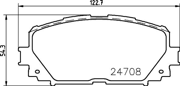 DON PCP1566 - Тормозные колодки, дисковые, комплект autospares.lv