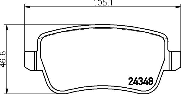 DON PCP1562 - Тормозные колодки, дисковые, комплект autospares.lv