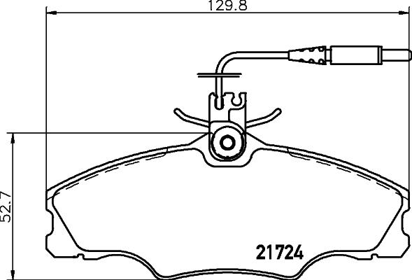 DON PCP1505 - Тормозные колодки, дисковые, комплект autospares.lv