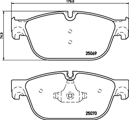 DON PCP1517 - Тормозные колодки, дисковые, комплект autospares.lv