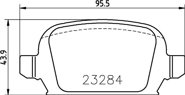 DON PCP1532 - Тормозные колодки, дисковые, комплект autospares.lv