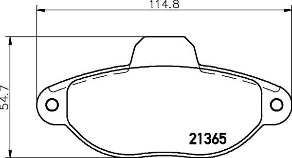 DON PCP1529 - Тормозные колодки, дисковые, комплект autospares.lv