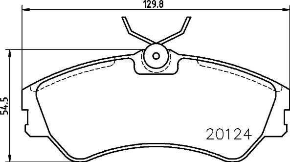 DON PCP1690 - Тормозные колодки, дисковые, комплект autospares.lv