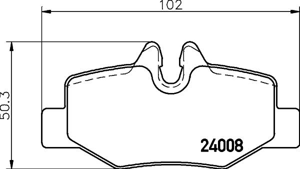 DON PCP1640 - Тормозные колодки, дисковые, комплект autospares.lv