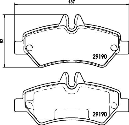 DON PCP1632 - Тормозные колодки, дисковые, комплект autospares.lv