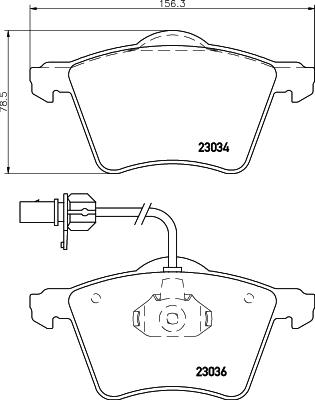 DON PCP1677 - Тормозные колодки, дисковые, комплект autospares.lv