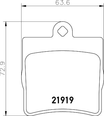 DON PCP1050 - Тормозные колодки, дисковые, комплект autospares.lv