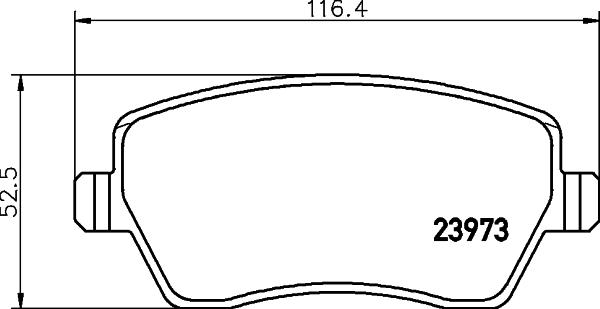 DON PCP1016 - Тормозные колодки, дисковые, комплект autospares.lv