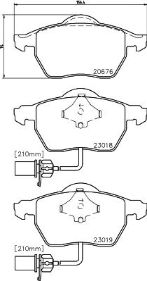 DON PCP1017 - Тормозные колодки, дисковые, комплект autospares.lv