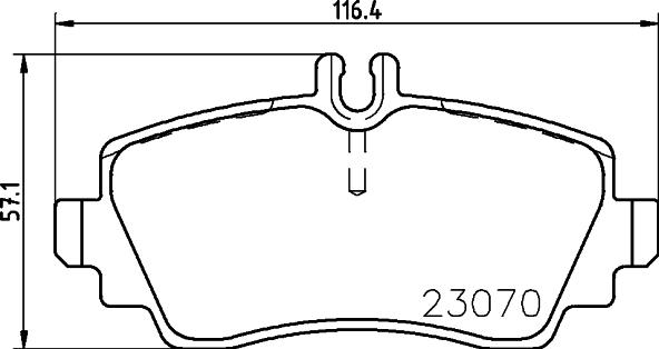 DON PCP1087 - Тормозные колодки, дисковые, комплект autospares.lv