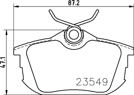 DON PCP1111 - Тормозные колодки, дисковые, комплект autospares.lv