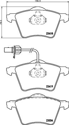 DON PCP1120 - Тормозные колодки, дисковые, комплект autospares.lv