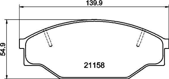 DON PCP1849 - Тормозные колодки, дисковые, комплект autospares.lv