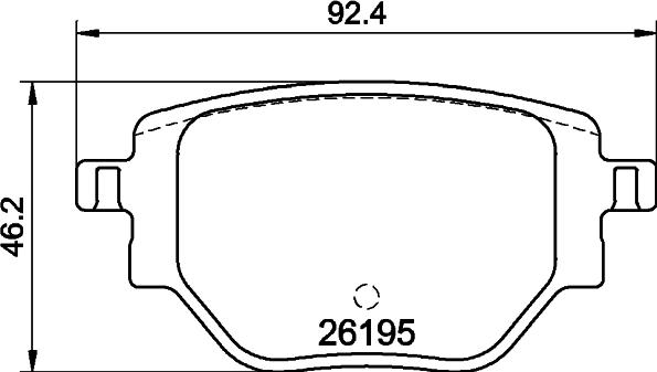 DON PCP1809 - Тормозные колодки, дисковые, комплект autospares.lv