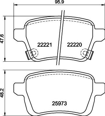 DON PCP1884 - Тормозные колодки, дисковые, комплект autospares.lv