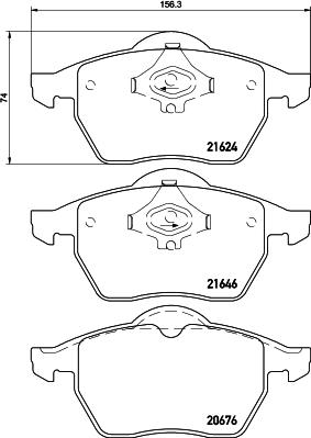 DON PCP1354 - Тормозные колодки, дисковые, комплект autospares.lv