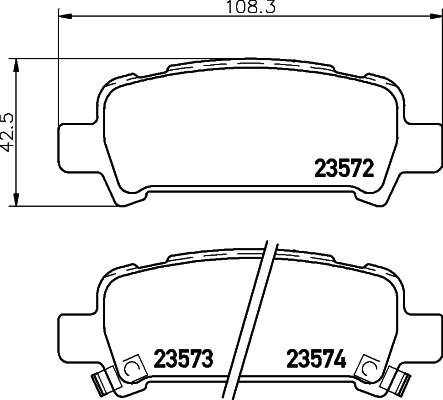 DON PCP1330 - Тормозные колодки, дисковые, комплект autospares.lv